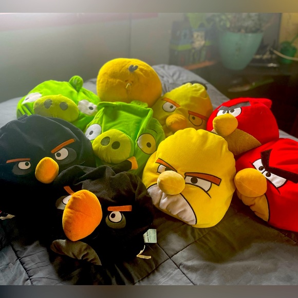 Lot of 10 big Angry Bird plush toys. Stuffed animals official angry birds merch - Picture 7 of 16